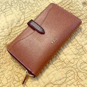 Lauren Ralph Lauren Leather Wallet. New, no tags